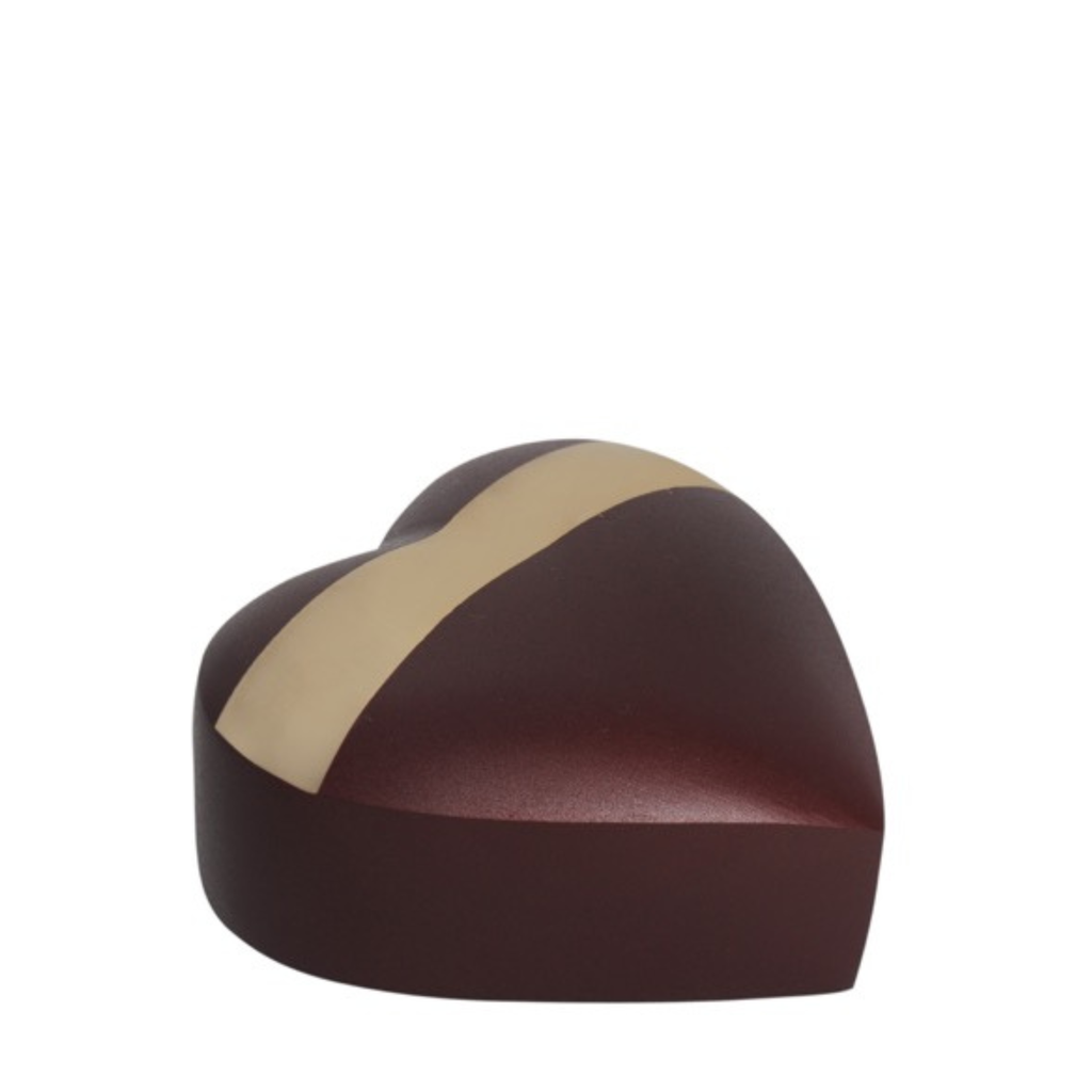 Cabernet Brass Heart Keepsake