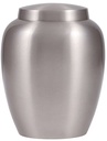 Clarity Silver Brass Adult Urn