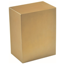 Spartan Gold Cube Stainless Steel Adult Urn