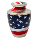 Stars & Stripes Brass Adult Urn
