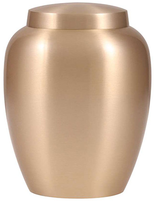 [508 CGD] Clarity Gold Brass Adult Urn